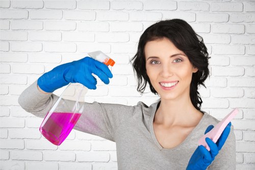 Staff member considering a fair resolution for a carpet cleaning complaint
