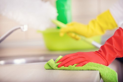 Encrypted online payment process for carpet cleaning